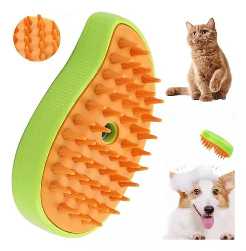 Cepillo Vapor Para Mascotas Quita Pelo