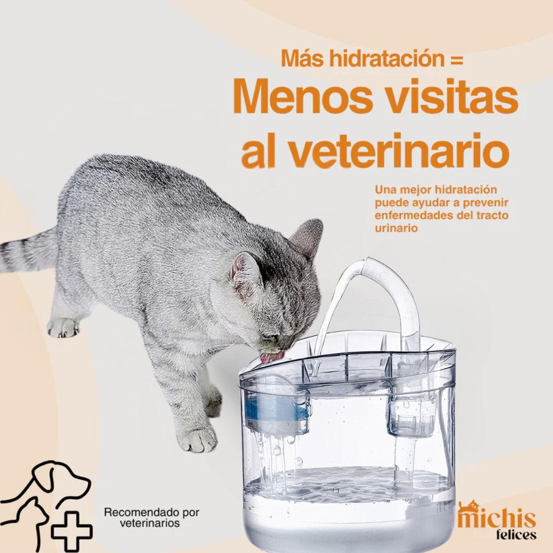 Michi Fuente Purificadora + REGALO ESPECIAL PARA TU MICHI